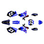 yamaha yz250 graphics kit 2002-2004 viper series blue