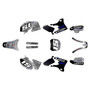 yamaha yz250f graphics kit 2003-2005 cyberware series blue