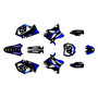 yamaha yz250 graphics kit 2008-2014 division series blue