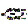 yamaha yz250f graphics kit 1998-2002 cyberware series rainbow