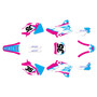 yamaha yz250f graphics kit 2003-2005 dream series magenta