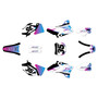 yamaha yz250f graphics kit 2003-2005 dream series magenta-shift