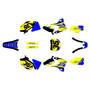 yamaha yz450f graphics kit 2003-2005 dream series yellow