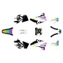 yamaha yz450f graphics kit 2003-2005 dream series rainbow