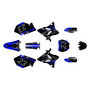 yamaha yz250 graphics kit 2008-2014 evader series blue-shift