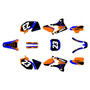 yamaha yz450f graphics kit 2003-2005 evader series orange