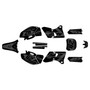 yamaha yz250f graphics kit 1998-2002 lethal series smoke