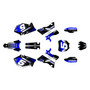 yamaha yz250 graphics kit 2005 turbo series blue