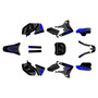 yamaha yz450f graphics kit 2003-2005 stellar series blue-shift