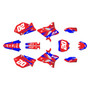 yamaha yz250 graphics kit 2008-2014 spear series red