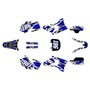 yamaha yz250f graphics kit 2003-2005 twitch series blue-shift