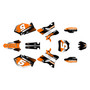 yamaha yz250 graphics kit 2006-2007 turbo series orange