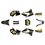 yamaha yz250f graphics kit 2003-2005 vendetta series gold