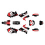 yamaha yz250 graphics kit 2008-2014 turbo series red