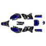 yamaha yz400f graphics kit 1998-2002 invasion series blue-shift