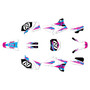 yamaha yz250f graphics kit 2003-2005 vintage series magenta