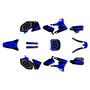 yamaha yz250f graphics kit 2003-2005 vintage series blue-shift