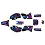 yamaha yz400f graphics kit 1998-2002 lethal series magenta-shift