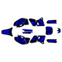 yamaha yz426f graphics kit 1998-2002 lethal series blue-shift