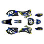 yamaha yz250f graphics kit 2006-2007 core series blue