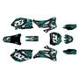 yamaha yz250f graphics kit 2006-2007 core series teal
