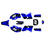 yamaha yz400f graphics kit 1998-2002 night-city series blue