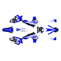 yamaha yz450f graphics kit 2010-2013 dream series blue