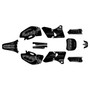 yamaha yz426f graphics kit 1998-2002 rebel series smoke