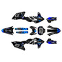 yamaha yz250f graphics kit 2024-2026 acid series blue