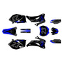 yamaha yz250f graphics kit 2006-2007 evader series blue-shift