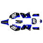 yamaha yz400f graphics kit 1998-2002 spear series blue