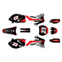 yamaha yz250f graphics kit 2008-2009 fh series red