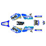 yamaha yz426f graphics kit 1998-2002 split series blue