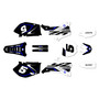 yamaha yz250f graphics kit 2008-2009 future series blue