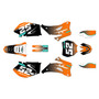 yamaha yz450f graphics kit 2006-2009 ominous series orange