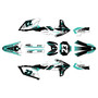 yamaha yz250f graphics kit 2024-2026 evader series teal