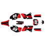 yamaha yz426f graphics kit 1998-2002 swift series red
