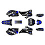 yamaha yz250f graphics kit 2008-2009 rebel series blue