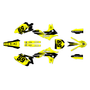 yamaha yz450f graphics kit 2010-2013 swift series yellow