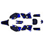 yamaha yz400f graphics kit 1998-2002 twitch series blue