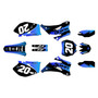 yamaha yz250f graphics kit 2008-2009 spear series cyan