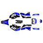 yamaha yz400f graphics kit 1998-2002 vendetta series blue