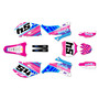 yamaha yz450f graphics kit 2006-2009 split series pink