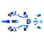 yamaha yz450f graphics kit 2010-2013 vintage series blue-shift