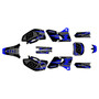 yamaha yz426f graphics kit 1998-2002 vintage series blue-shift