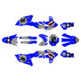 yamaha yz250f graphics kit 2024-2026 predator series blue