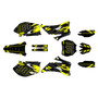 yamaha yz250f graphics kit 2008-2009 twitch series yellow