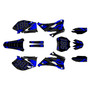 yamaha yz250f graphics kit 2006-2007 twitch series blue