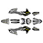 yamaha yz450f graphics kit 2023-2025 cyberware series yellow