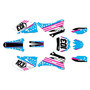 yamaha yz250f graphics kit 2006-2007 usa series magenta